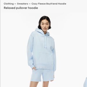 TNA Cozy Fleece Boyfriend Hoodie